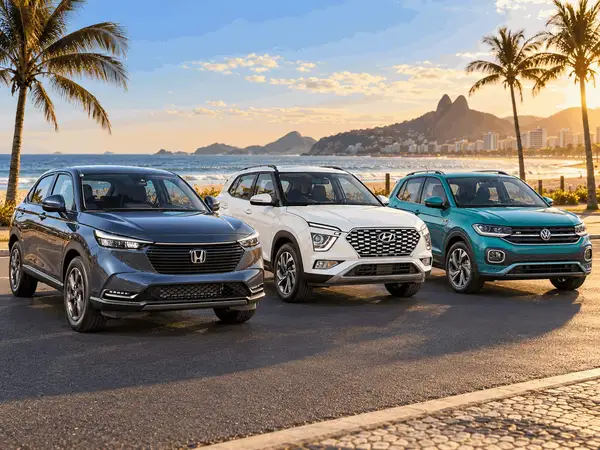 SUV ou picape com pneus novos